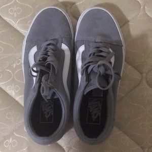 Gray Vans!! Size 7.5 Women (6 men)